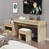 Quarto padrão de hotel, conjunto completo de rack para TV, projetado para quartos de hóspedes, rack de TV simples, adequado para apartamentos e pousadas, mesa retangular longa