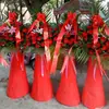 Cesta de flores de abertura direta de fábrica flor 5 pés 6 pés vermelho Phnom Penh banner de abertura suprimentos de floricultura flor em vaso