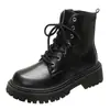 Botas Martin Transfronterizas de Comercio Exterior para Mujer, Nuevos Modelos Populares de Otoño e Invierno, Botines Blancos Retro con Forro de Felpa, Botas de Motocicleta de Estilo Británico con Suela Gruesa