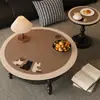 Jogo Americano Redondo Estilo Wabi-Sabi, Lavável, Impermeável, À Prova de Óleo, Toalha de Mesa de Chá, Resistente a Manchas, Toalha de Mesa de Jantar, Luxo Leve, Sensação de Alta Qualidade, Capa de Mesa
