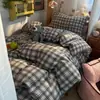 2026 Novo Conjunto de Três Peças Conjunto de Quatro Peças com Estampa de Fio Bouclé para Cama de Solteiro Cama Suspensa de Dormitório Estudantil