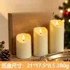 Luz de Vela Electrónica, Vela LED Simulada sin Llama, Decoración para Fiesta de Navidad, Iluminación Ambiental Exterior con Control Remoto, Personalizable