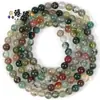 2mm3mm piedra natural cuentas redondas pequeñas amatista ojo de tigre ágata turmalina cristal cuentas sueltas accesorios para joyería diy venta al por mayor