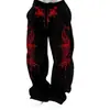 Pantalones casuales de moda hip-hop de alta calle transfronterizos de AliExpress para hombre, ajuste holgado de verano, estilo de pierna recta de nicho, en stock, pantalones largos versátiles