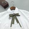Camisa Ajustable Estilo Universitario Nuevo Versátil Corbata de Lazo con Corbata de Lazo para Uniforme Académico al Por Mayor