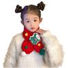 Natal à prova de frio confortável quente pescoço proteção cachecol inverno personalizado boneco de neve casual all-match personalizado bola cachecol cachecol cachecol