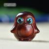 Madera Arcoíris Lindo Pingüino Pequeño Wen Juega con Palo de Rosa Sándalo DIY Llavero para Teléfono Colgante Colgante