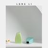 Botella de aromaterapia de cerámica de porcelana Longli, mini jarrón de cerámica creativo para el hogar, decoración de flores hidropónicas