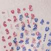 TENSOR nuevas pegatinas de uñas de dibujos animados artesanales pegatinas de uñas adhesivas tridimensionales joyería TS-3453 polvo Xiangyun longta