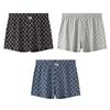 Cueca masculina Hua Jielong cueca masculina xadrez cueca boxer de algodão solta fina respirável calça Arrow uma geração de cabelo