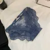 Ventas Directas de Fábrica Superventas Transfronterizos Estilo Encaje Pura Pasión Calado Panties para Mujer Estilo Delgado Chica Joven de Tiro Bajo Tanga de Malla