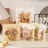 1 de junio Bolsa con Cierre de Caricatura Infantil Copo de Nieve Dulce Crujiente Bolsa para Empaque de Bocadillo Souvenir Bolsa Selladora para Regalo de Galletas