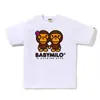 260g Venta al por mayor transfronteriza Marca de moda Bape Cabeza de mono Camiseta de manga corta 230g Tiburón Top Camiseta de manga corta 20