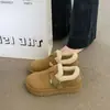 Zapatos Birkenstock de Felpa con Suela Gruesa en Forma de Frijol para Mujer 2026 Nuevos Mocasines Otoño/Invierno Zapatos de Algodón Birken Zapatos de Algodón Cálidos