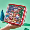 Caja de Lata para Empaque Navideño Caja Original para Galletas Dulces Horneado Pastel Caja Vacía con Bolsa de Regalo