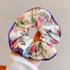 Goma para el pelo vintage francesa para mujer, scrunchie satinado de alta gama estilo coreano, versátil, accesorio para el pelo estilo bosque, gran adorno para el pelo