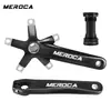 Bicicleta Plegable Meroca Plato Hueco CNC Diente Positivo y Negativo Bielas Izquierda y Derecha