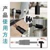 Dispositivo extractor de tornillos antirrobo para neumáticos de automóvil, óxido, dañado, diente deslizante, ángulo, tuerca, llave de vaso, herramienta de contador de desmontaje y montaje
