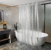 Cortina de Ducha para Baño Transfronteriza, Instalación sin Taladro, Engrosada, Impermeable, Antimoho, Cortina de Ducha de Peva Bloqueadora de Agua