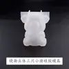 Molde de Resina Superficie de Espejo Molde de Cerdo de la Paz 3D Molde de Cerdo Muñeco DIY Molde de Silicona Amapola