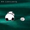 Broche de flor de panda rojo, bonito regalo, insignia de dibujos animados, accesorios, decoración de mochilas, recuerdos turísticos de Chengdu.