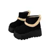 Botas de Nieve con Suela Gruesa para Aumentar la Altura para Mujeres Bajitas Botas de Algodón Birken 2026 Nuevas de Invierno Felpa Engrosada Cálidas Antideslizantes Zapatos de Algodón