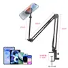 Brazo Mecánico de Acero al Carbono Soporte Magnético para Tableta y Teléfono para Mesita de Noche, Soporte Multifuncional para iPad y Computadora