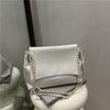 Bolso Cruzado de Gran Capacidad con Patrón Tejido de Moda para Mujer, Nuevo Bolso de Hombro/Axila Versátil y Elegante con Asa de Cadena