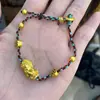 A nova corrente de suprimentos para pulseira de corda trançada para joias DIY banhada a ouro cobre