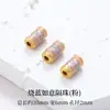 Acessórios Antigos de Latão Dourado Areia Pulseira Recortada Contas Espaçadoras Artesanais Acessórios para Joias DIY Acessórios para Pulseiras Wenwan
