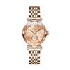 Reloj de Lujo Ligero Hecho a Medida Gelangdi para Mujer, Oro Rosa, Segundero Independiente, Cuarzo, Resistente al Agua, Reloj para Mujer, En Stock, Oem