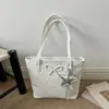 Bolso de mano para mujer de gran capacidad estilo coreano, nuevo bolso tote estrella 2026, bolso de hombro simple para debajo del brazo