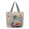 Comercio Exterior Nuevo Estilo Étnico Bolso de Lona Bordado Bolso de Hombro de Tela de Arena Mochila Casual Transfronteriza para Mujer Bordado Dorado