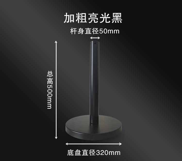 矮围栏博物馆美术展览馆穿绳隔离栏 一米线栏杆座 小