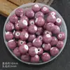Cuentas de cerámica de color con agujero grande para pulsera de 10 mm, accesorios, material para joyería DIY con cuentas, cuentas redondas, accesorios, venta al por mayor mixta