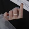 Anillo de estilo coreano para novia, estilo griego, para mujer, diseño de nicho, simple, estilo moderno, anillo abierto, anillo para dedo índice.