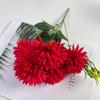 Simulación de 5 cabezas de crisantemo bola pequeña flor falsa hogar crisantemo flor de seda diente de león flor decoración de boda adornos venta al por mayor transfronteriza