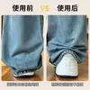 Ajustador de dobladillo de pantalón anti-arrastre, pinza para acortar dobladillo de pantalón sin coser, hebilla decorativa, clip fijo, broche