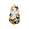 Acessórios DIY de Liga Estilo Coreano Brincos de Gatinho Estampados Desenho Animado Fofo Pulseira Pingente Decorações para Capa de Celular