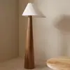 Luminária de Piso de Madeira Maciça Usada para Quarto Sala de Estar Designer Ajustável SantaTMM Estilo Wabi-Sabi Atmosfera Retrô Luminária de Mesa