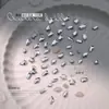 Set Mixto de Pedrería para Uñas con Base Plana Mismo Estilo que la Influencer Wen Jingling Súper Brillantes Mini Aurora Corazón Irregular Accesorios para Uñas