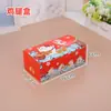 Caja Roja de Pollo Frito Coreano Caja de Pollo Entero Caja de Empaque para Llevar Empaque de Patas y Alas de Pollo Frito Caja de Empaque de Bolsa de Papel para Pollo Frito