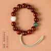 Cuentas de Dátil Ratón Dorado Púrpura Natural Raíz de Bodhi de Mano Garra de Gato Hilo de Algodón Tibetano Borla Ratón de la Suerte Cuentas Ligeras Hilo de Mano para Hombres