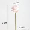 Simulación de flor de boda de una sola rama, rosa, flor falsa, camino, arco, flor de seda, planta de pared, simulación de rosa