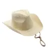 Nuevo Sombrero de Paja Panama con Lentejuelas a Prueba de Viento Protección Solar para Mujeres Viajando a la Costa Sombrero de Paja Plegable