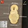 Chengyu novo estilo chinês gaveta de cobre cobre alça de porta de armário de guarda-roupa pingente dragão e fênix único furo tag pequena alça