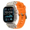 Correa de Silicona Líquida S10 Beyond Adecuada para Apple Watch Apple Watch Décima Generación Ultra2 Acero Inoxidable Conectado