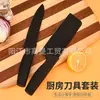 Atacado de Fábrica Conjunto de Facas de Cozinha Personalizado Aço Inoxidável Conjunto de Três Peças com Vários Designs Impressos
