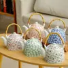 Tetera de Estilo Japonés con Asa, Juego de Té Cerámico de Gran Capacidad, Tetera para Infusión con Filtro, Adecuado para Restaurante, Casa de Huéspedes y Uso Doméstico