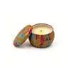 Fabricante de Dongguan Tarro Oval Personalizado para Velas Aromaterapia Lata de Té Lata de Regalo Empaque Tarro de Barriga Grande 50g
